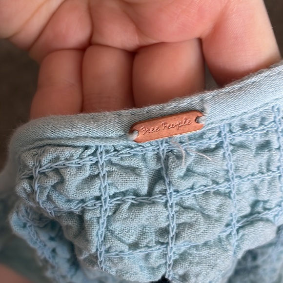 Free People Light Blue Romper - Picture 3 of 4